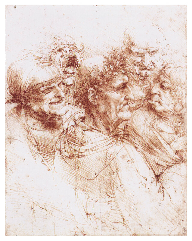 Study of expressive faces