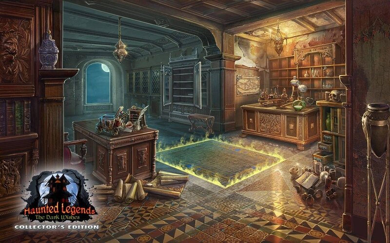 Study with Glowing Floor