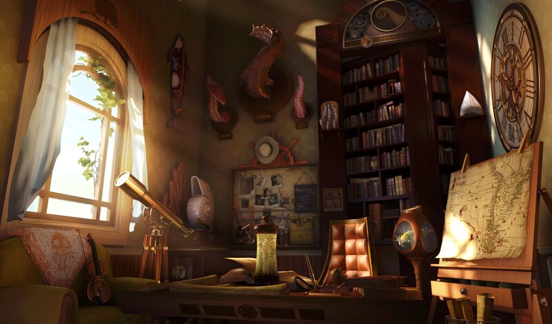 study with vintage instruments