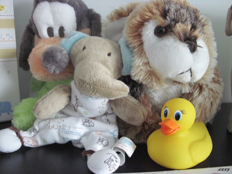 Stuffed Animals and Rubber Duck