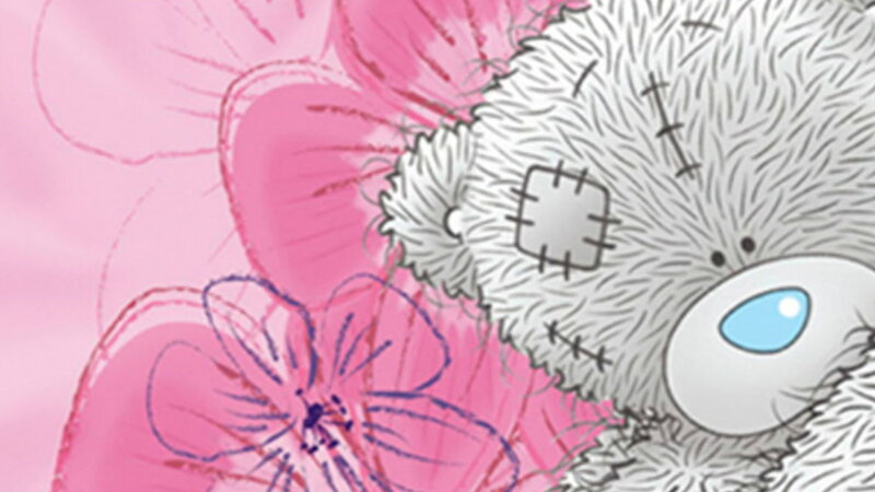 Stuffed Bear with Flowers