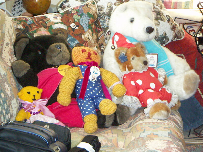 Stuffed Bears on Couch