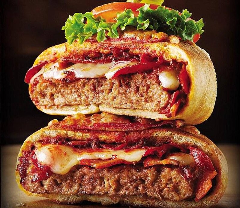 Stuffed Burger Sandwich