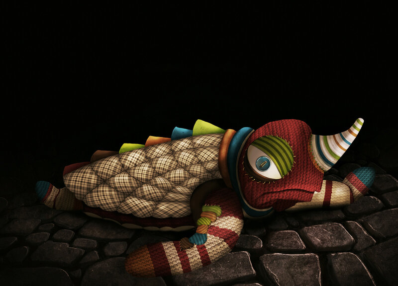 Stuffed Chameleon Toy