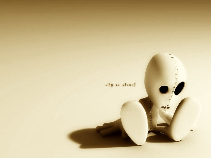 Stuffed Doll Figure — Beige