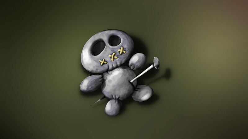 Stuffed Doll with Pins