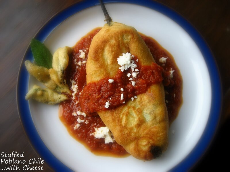 Stuffed Poblano Chile