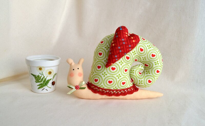Stuffed Snail Toy
