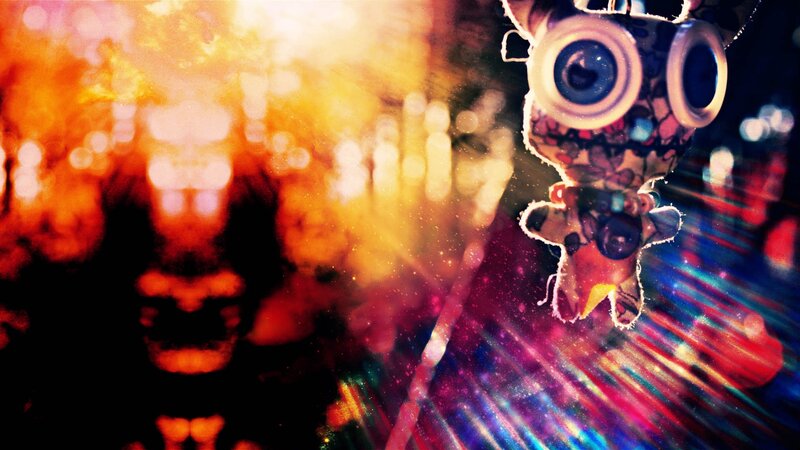 Stuffed Toy with Large Eyes — Orange