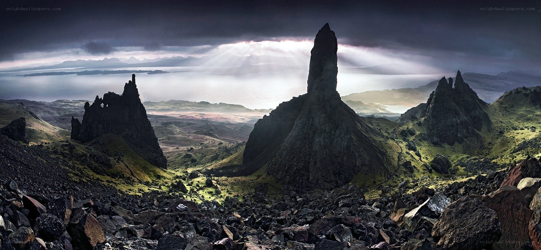 Stunning Scottish Highlands landscape