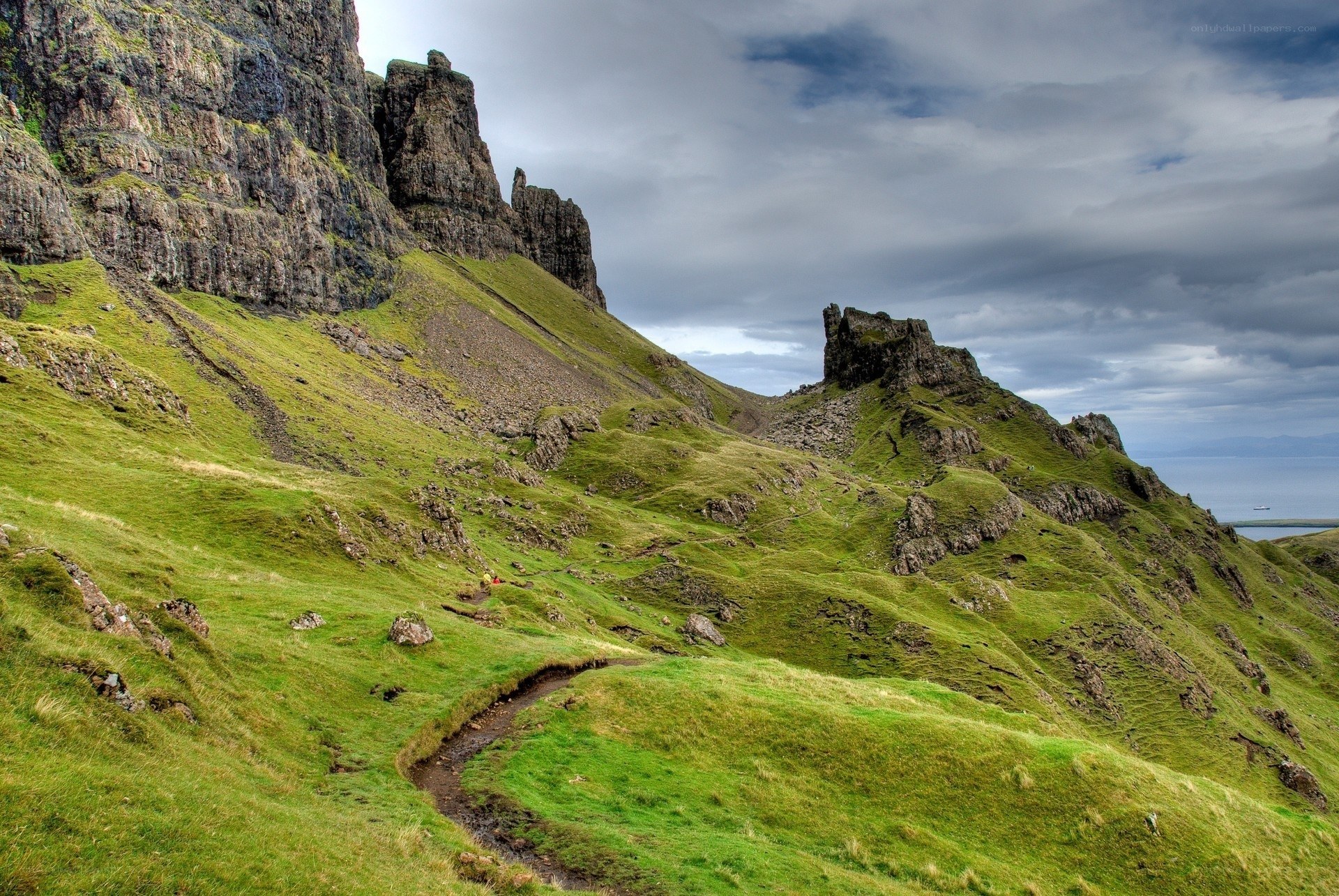 Stunning Scottish Highlands landscape