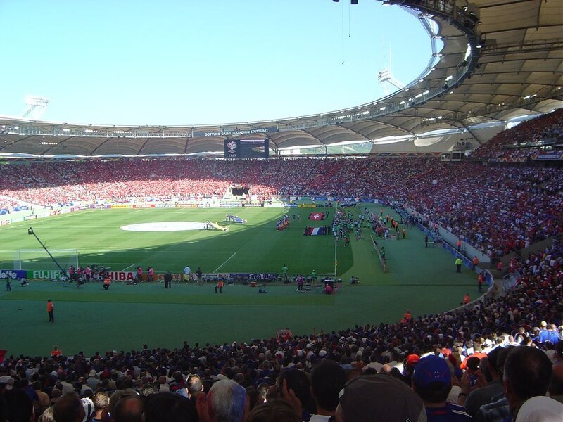 Stuttgart stadium during a match