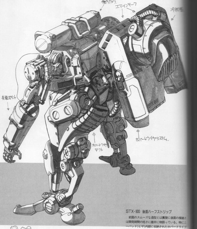 STX-600 robot design