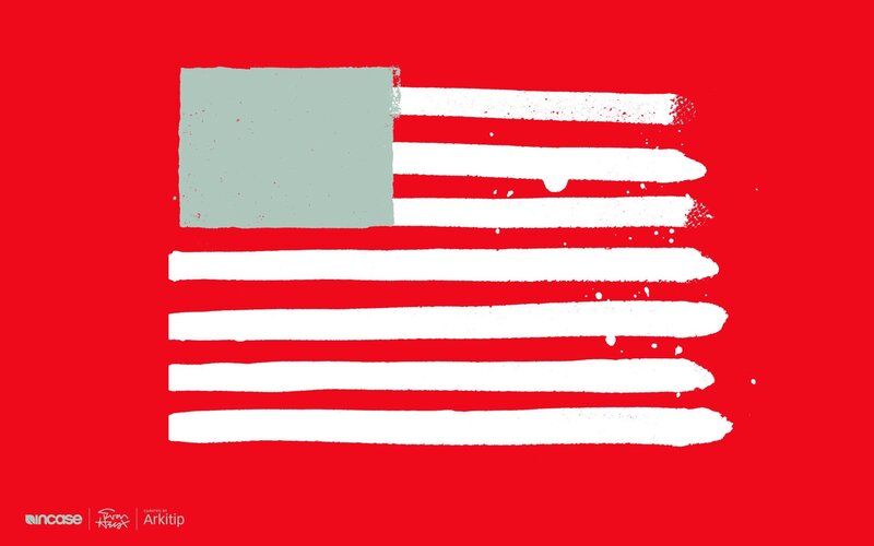 Stylized American Flag