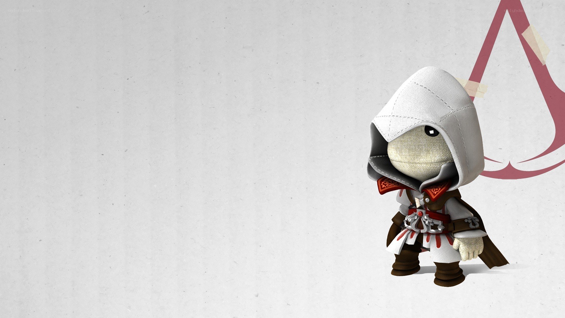 Stylized assassin figure