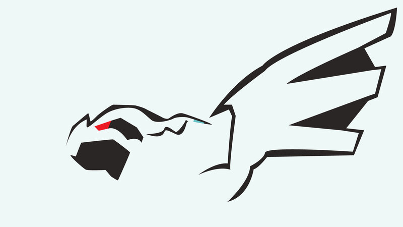 stylized bird silhouette