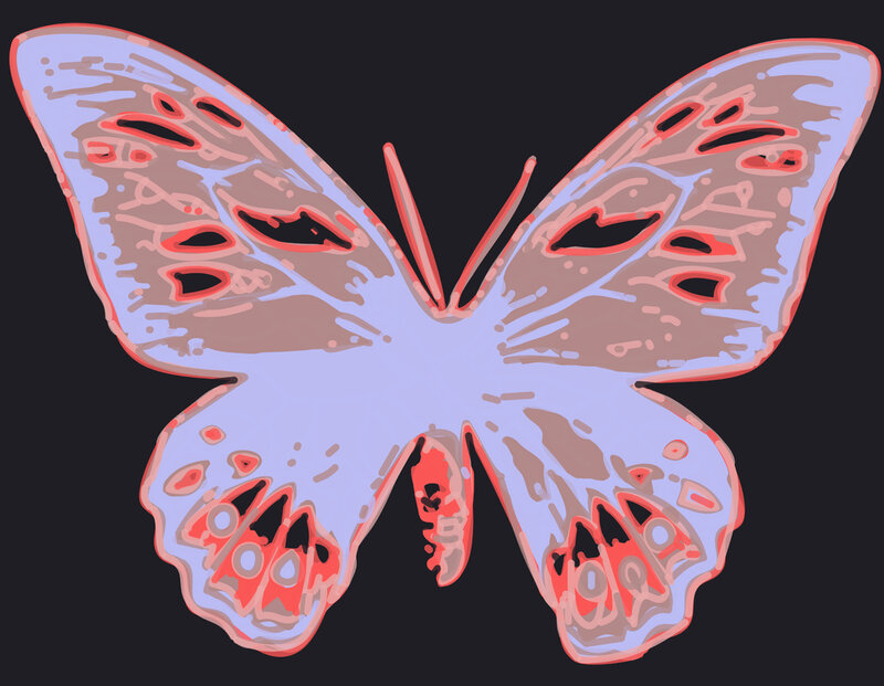 stylized butterfly illustration