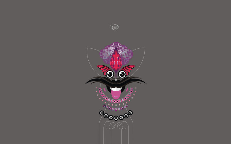 Stylized Cat Character