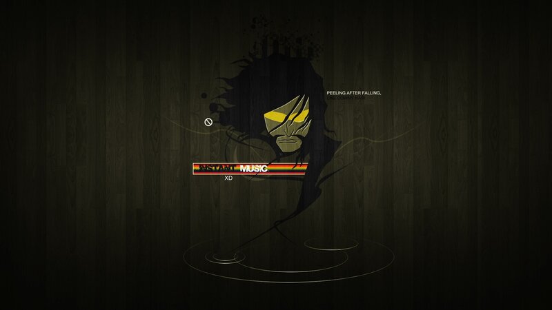 Stylized Character Face — Black