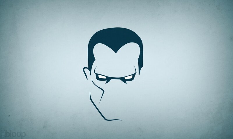 stylized character head