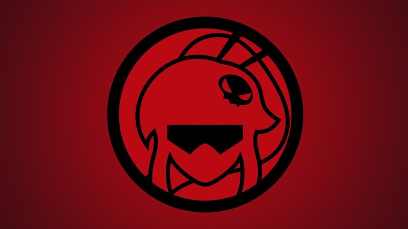 Stylized Character Head — Red