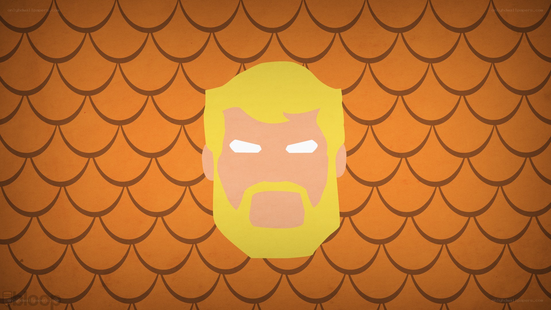 stylized character head