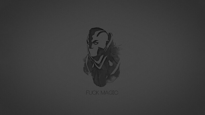 Stylized Character Portrait — Gray