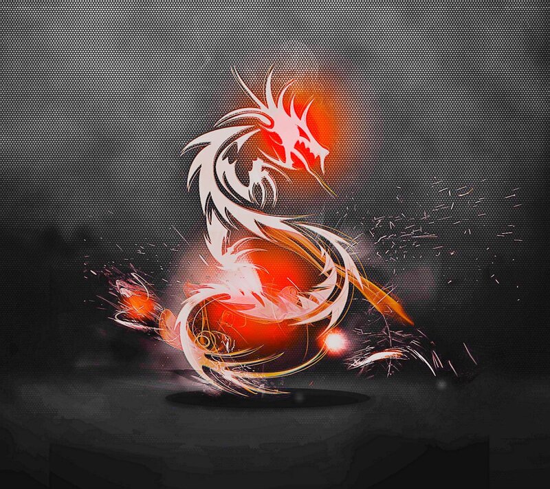 Stylized Dragon Figure