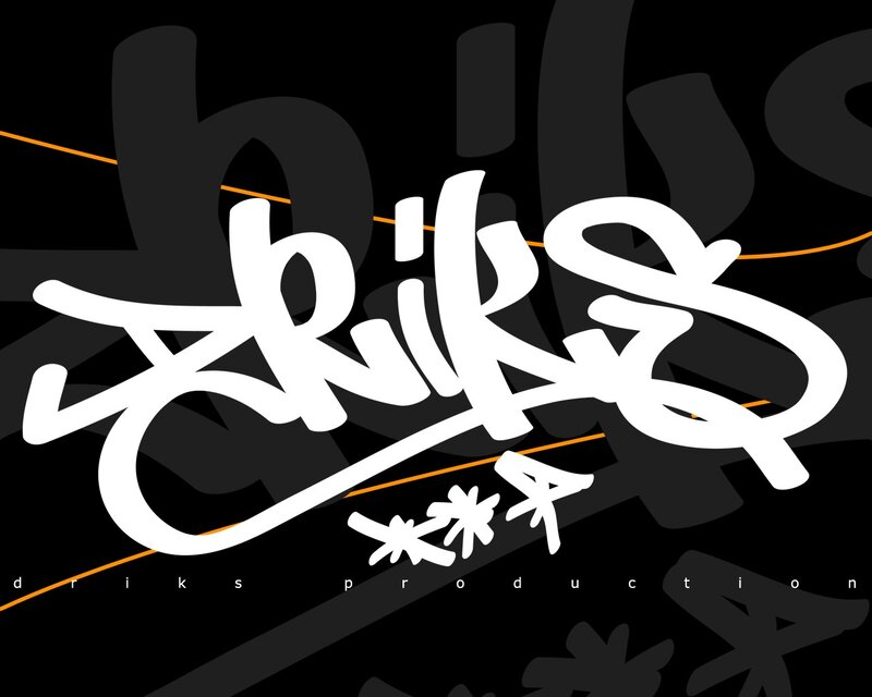 stylized drink logo