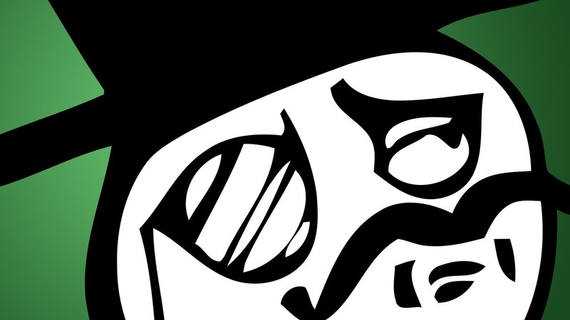 stylized face illustration