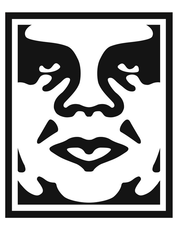 Stylized face stencil