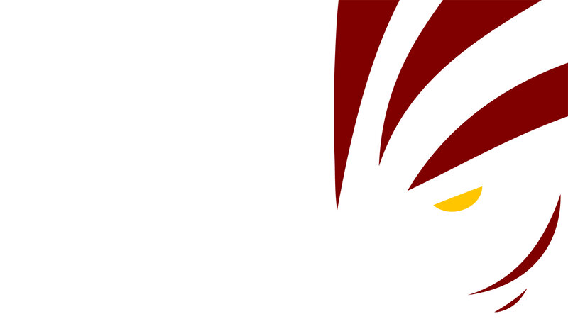 Stylized Face with Red Hair