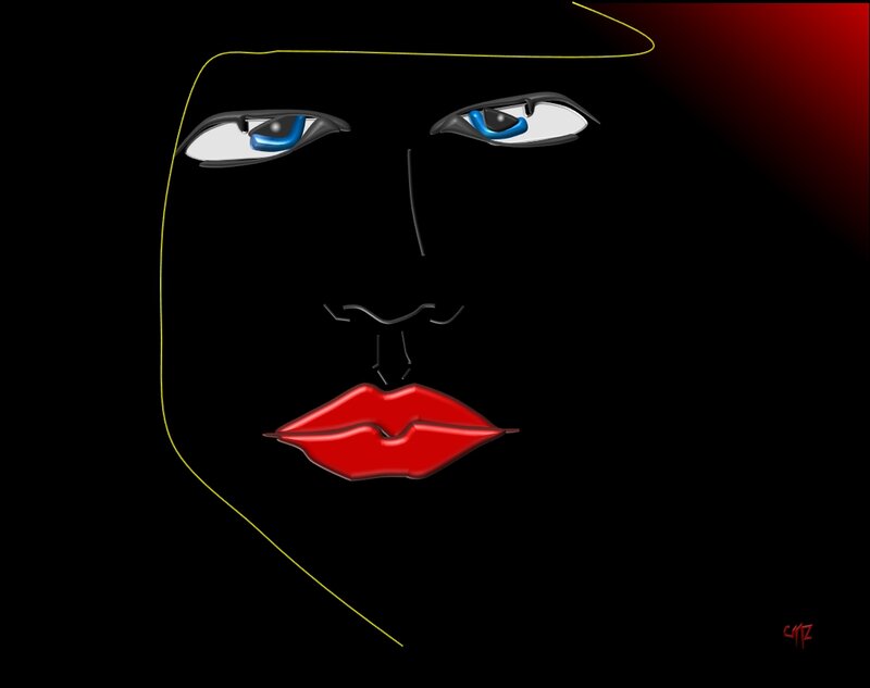 Stylized Female Face