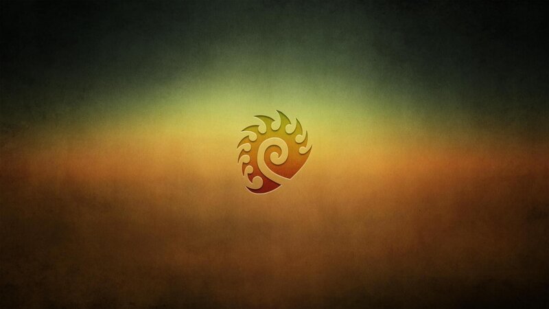 Stylized Flame Symbol — Orange, Dramatic