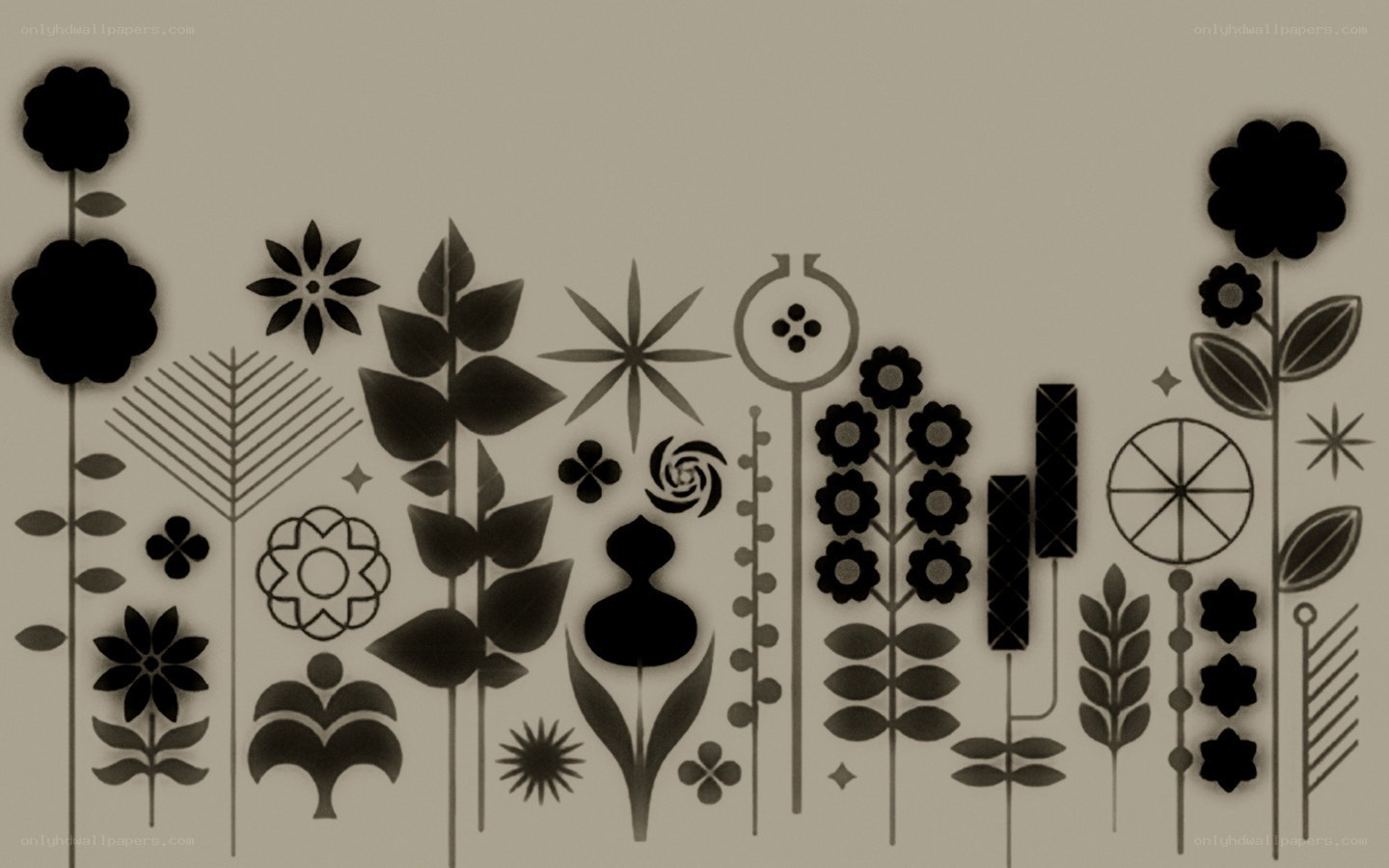 stylized floral pattern