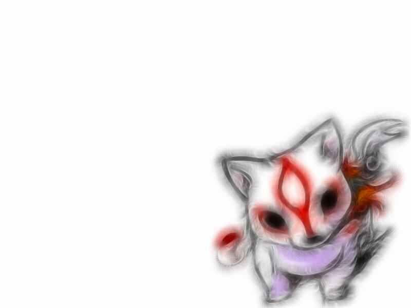 stylized fox creature