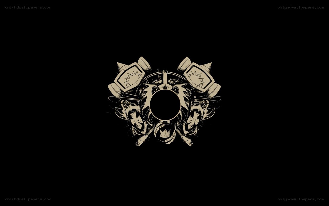 stylized game logo design