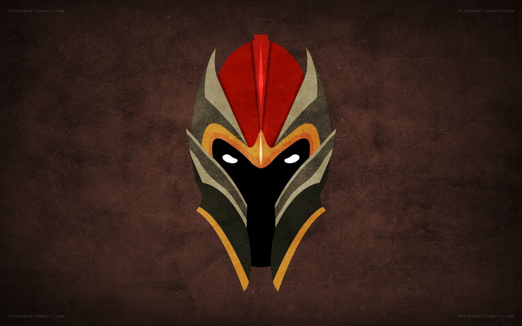stylized helmet design