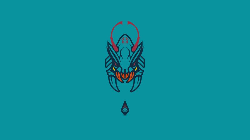 Stylized Insectoid Head