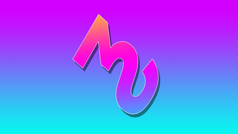 Stylized Letter M