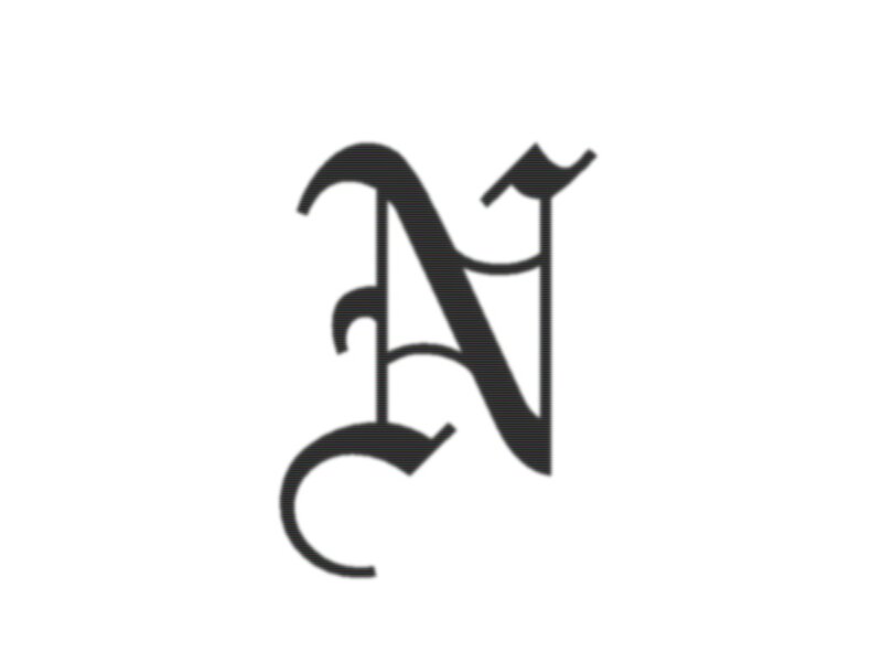 stylized letter N