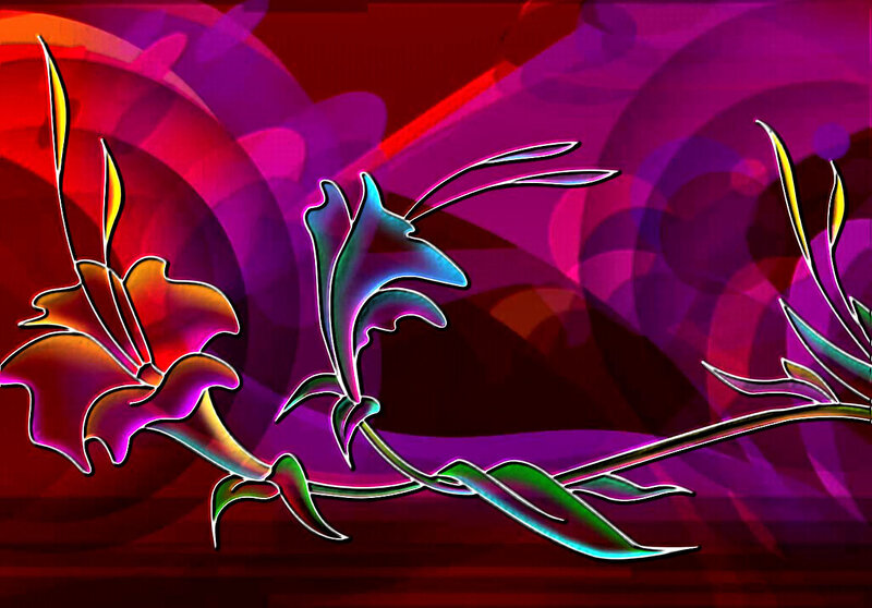 Stylized Lilies