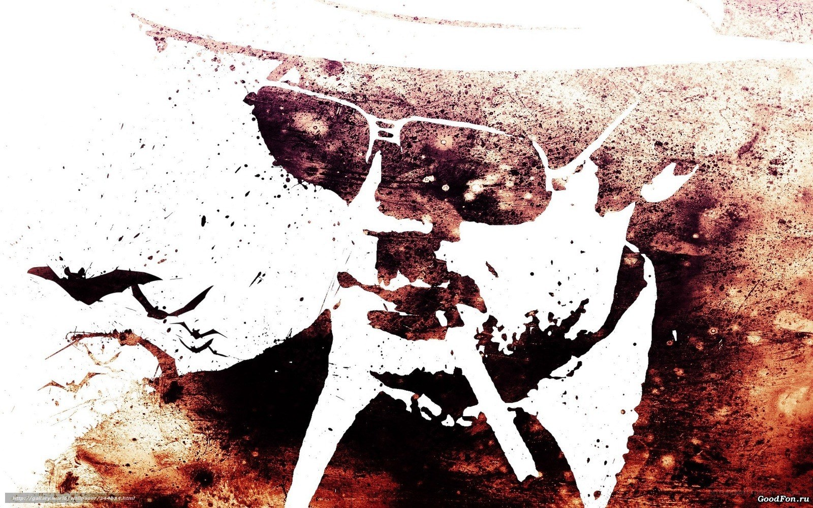 stylized man with sunglasses