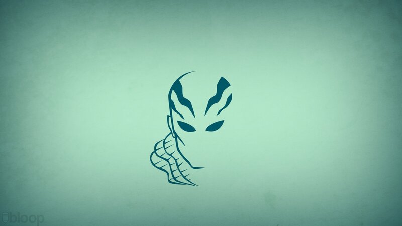 Stylized Mask Illustration — Teal