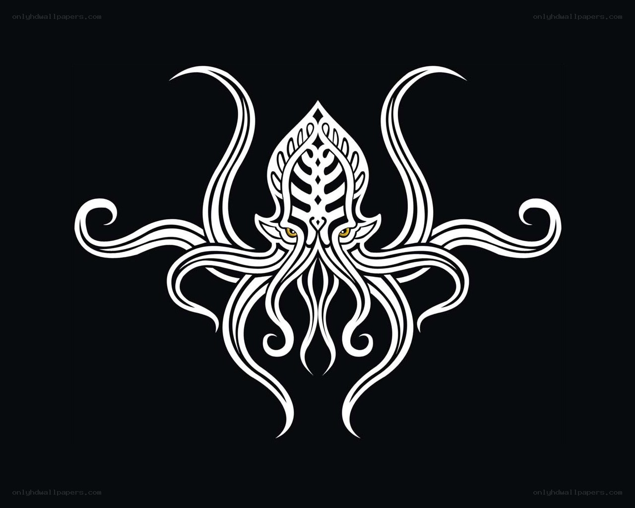 stylized octopus design