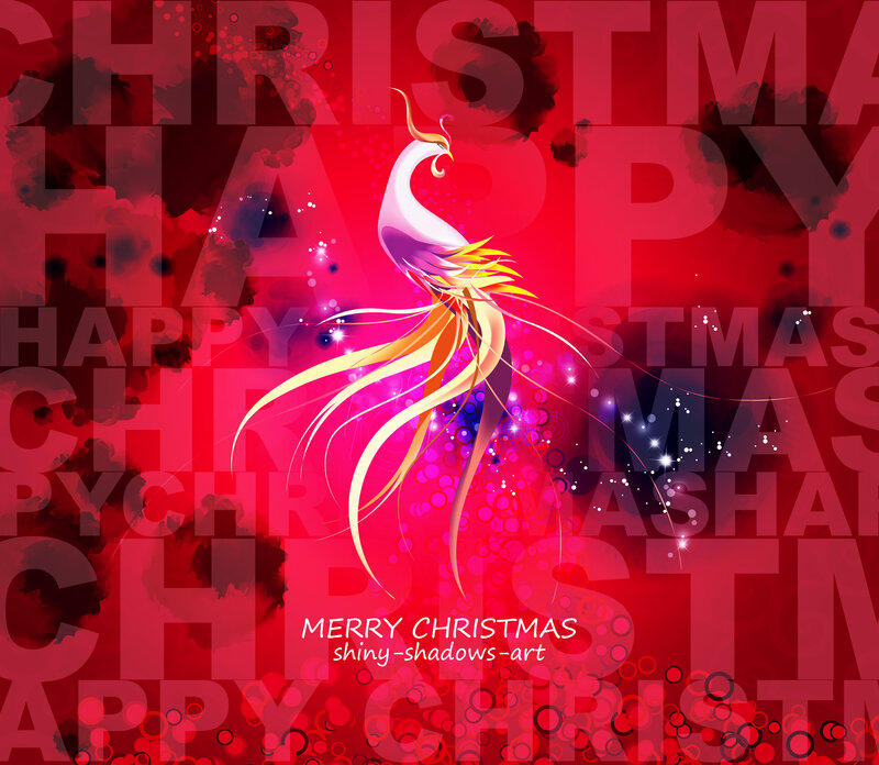 Stylized Phoenix Bird