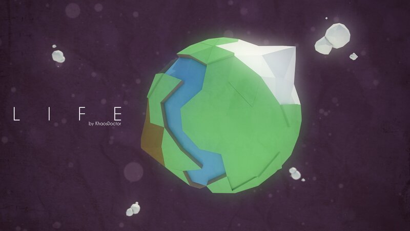 Stylized Planet Earth — Green
