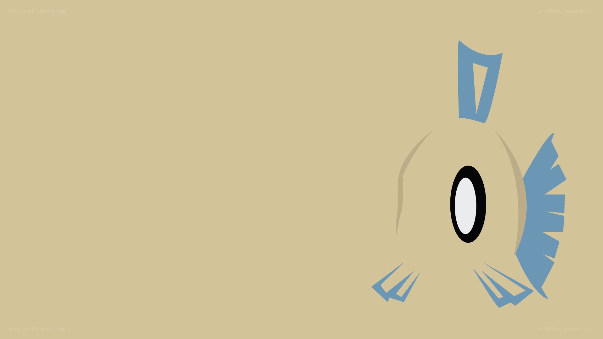 Stylized Pokémon character
