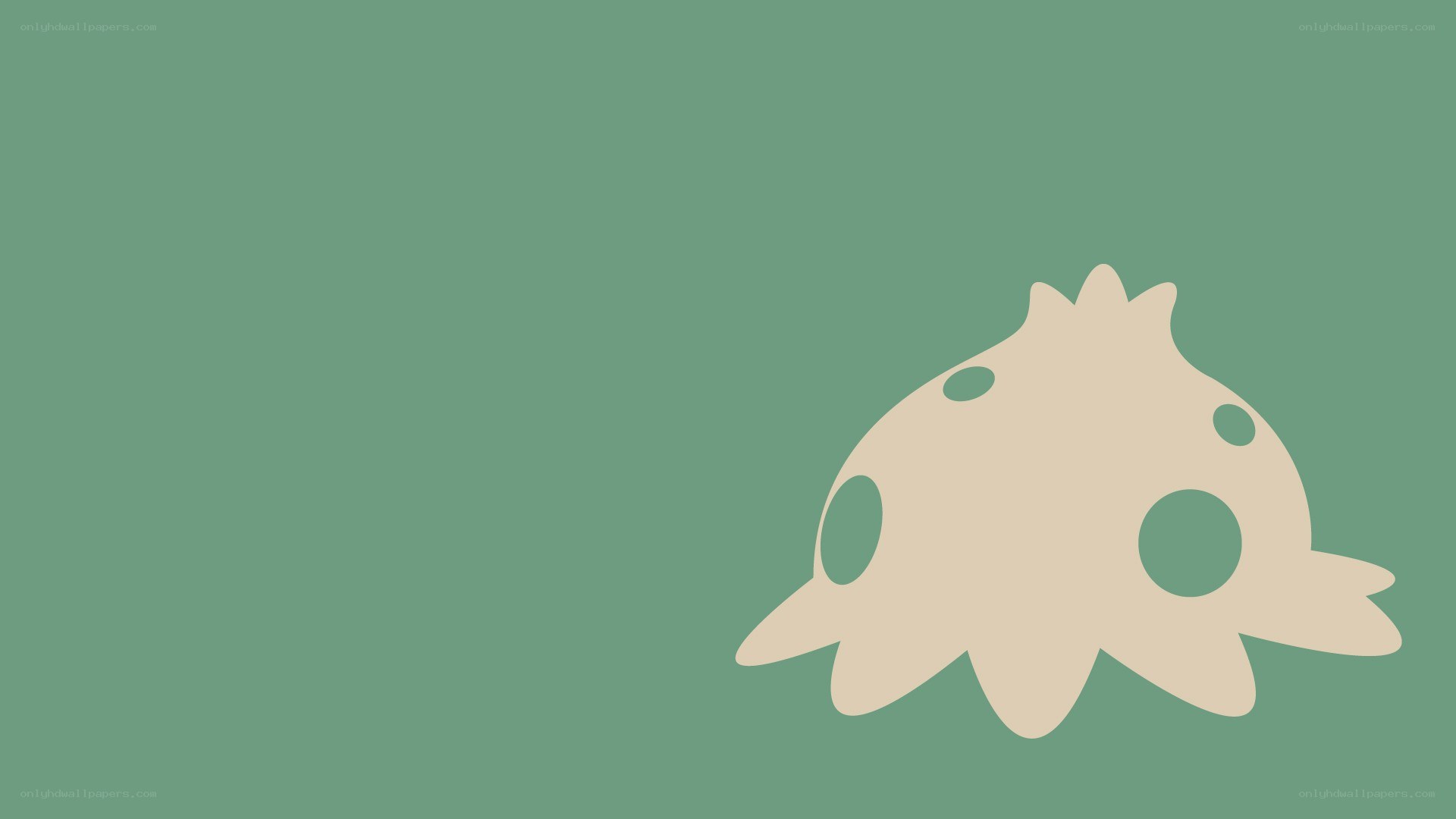 Stylized Pokémon silhouette