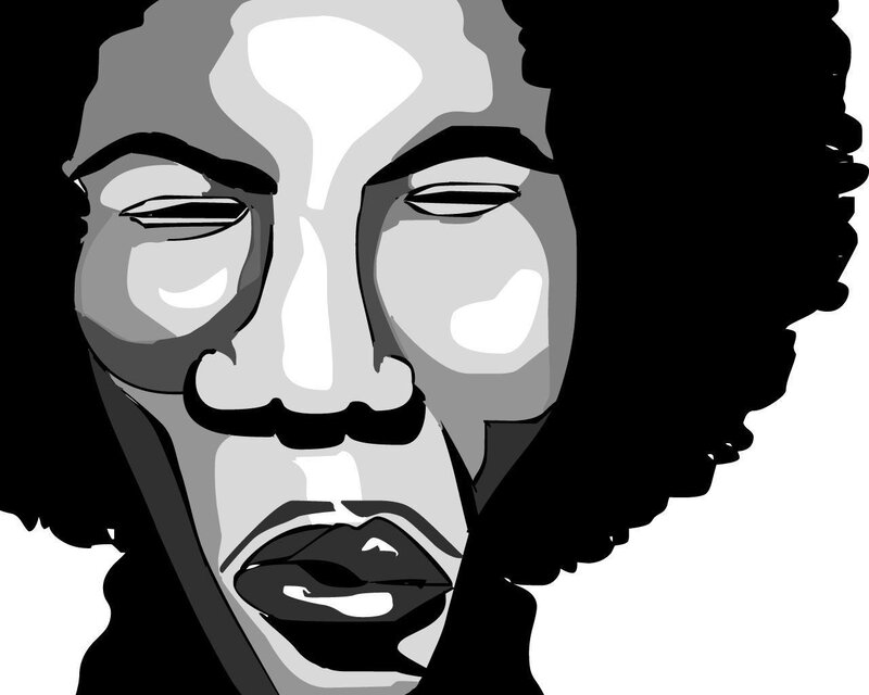 stylized portrait of a man